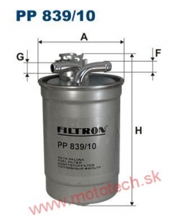 FILTRON Palivový filter 2.0TDI - 8E0127435A
