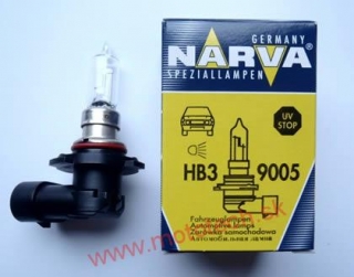 Žiarovka NARVA HB3 12V / 60W, P20d