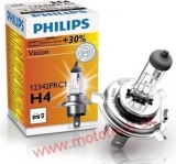 Žiarovka PHILIPS Premium +30% H4, 12V, 60w / 55w, P43t