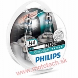 PHILIPS X-tremeVision +130% H4, 12V, 60w / 55w, P43t - 2 Ks