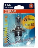 Žiarovka OSRAM Ultra Life H4, 12V, 60w / 55w, P43t
