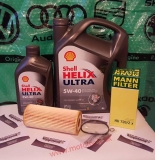 Sada Oleja SHELL + Filter MANN pre 1.9 TDI, SDI - 074115562