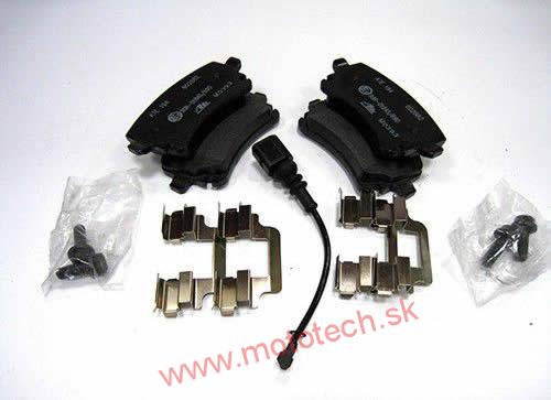 Zadné brzdové platničky - 7H0698451