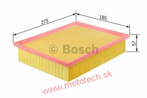 BOSCH vzduchový filter 1,3 + 1,6MPI + 1,9D - 6U0129620