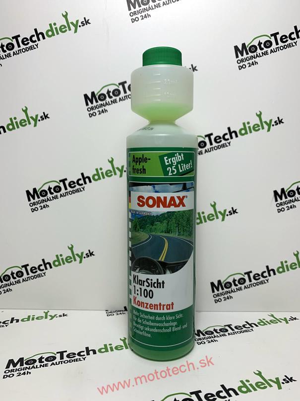 SONAX Letný koncentrát do ostrekovačov, Jablkový 1:100 - 250 ml 