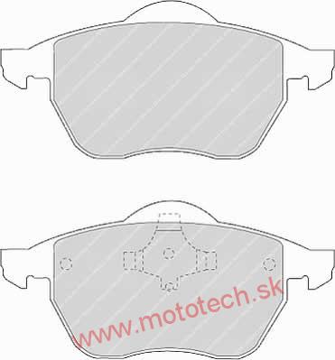 Brzdové platničky na kotúč 288*25/312*25 - 1J0698151L