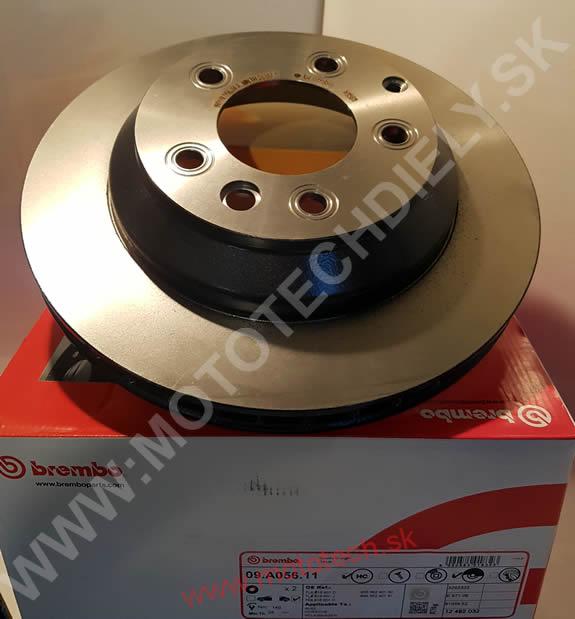 BREMBO Zadný brzdový kotúč 330*28 - 7L8615601C