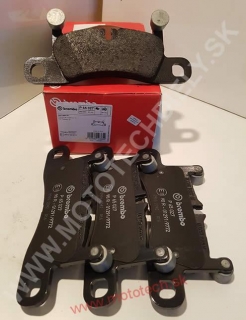 Brembo Zadné brzdové platničky - 7P0698451