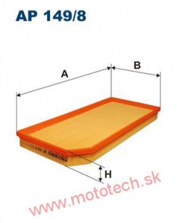 FILTRON vzduchový filter 2,0/147KW - 06F133843A