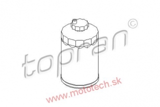 TOPRAN Palivový filter 1,9/74+96KW - 8D0127435