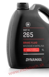 DYNAMAX 265 DOT 4, Brzdová kvapalina 4 Litre