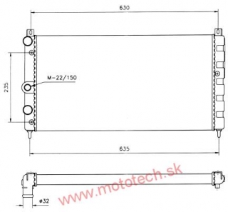 NRF vodný chladič FELICIA 1,6 - 6U0121253A