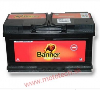 Autobatéria BANNER STARTIG BULL 12V 80Ah, P, 660A