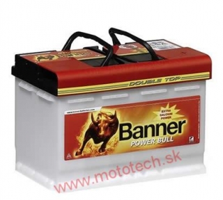 Autobatéria BANNER POWER BULL PRO 12V 77Ah, 680A