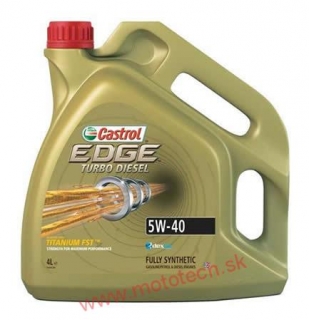 Castrol EDGE TURBO DIESEL TITANIUM FST 5W-40 - 4 Litre