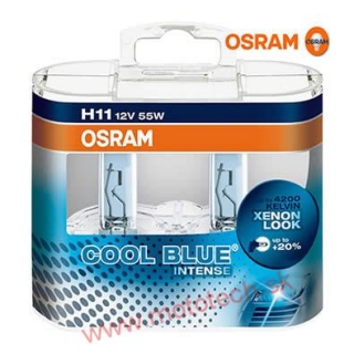 OSRAM COOL BLUE INTENSE H11 12V/55W, PGJ19-2 - 2 KS