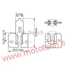 Žiarovka BOSCH H2 12V / 55W, X511