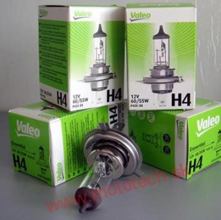 Žiarovka VALEO H4, 12V, 60w / 55w, P43t