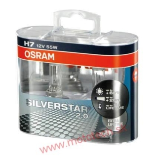 Osram Silverstar 2.0 H7, 12V / 55W, PX26d - 2 Ks