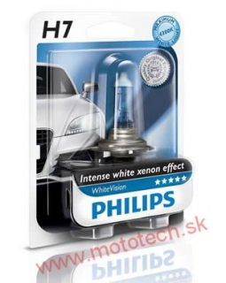 Žiarovka PHILIPS WhiteVision H7, 12V / 55W, PX26d
