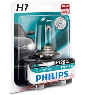 Žiarovka PHILIPS X-tremeVision H7, 12V / 55W, PX26d