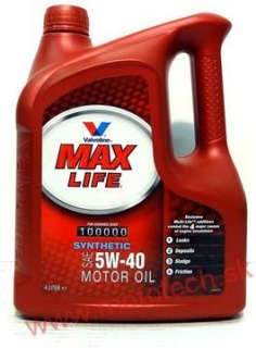 VALVOLINE MAXLIFE Synthetic 5W-40 - 4 L