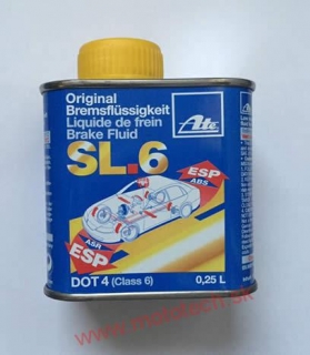ATE DOT 4, SL.6 - Brzdová kvapalina ABS, ESP, ASR, 250 ml