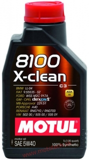 Motul 8100 X-clean 5W40 - 1L