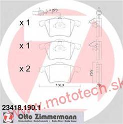 Brzdové platničky na kotúč 300*26 - 7M3698151B