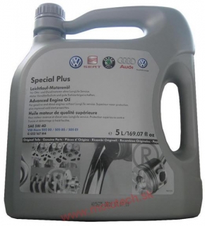 Originál olej VAG Special Plus 5W-40 - 5L - G052167M4