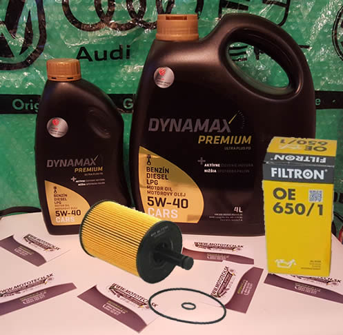 Sada DYNAMAX P Ultra PD 5w-40+ Filter Filtron OE 650/1 - 1.9 TDI, SDI