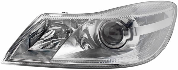 HELLA ľavý xenónový svetlomet Škoda Octavia II Facelift  - 1Z1941017T, 1ZL 247 052-311