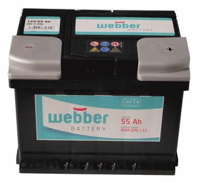 Autobatéria WEBBER 12V 55Ah, 460A